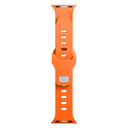 38/40/41/42 mm Orange (small) - 3mk Silicone Watch Strap for Apple
