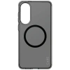 Etui CARE by PanzerGlass Flagship Urban Combat Black QI na Samsung Galaxy S25 Edge - półprzezroczyste