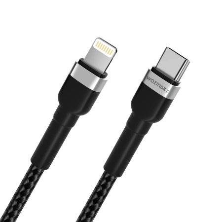 WOZINSKY KABEL DO LIGHTNING USB-C 30W DO IPHONE 12 13 14 SZYBKIE ŁADOWANIE