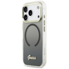 Etui Guess IML Gradient Script Metal     MagSafe do iPhone 17 Pro czarny