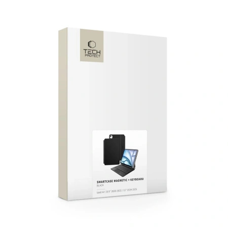 Etui Tech-Protect Smartcase Magnetic z klawiaturą na iPad Air 10.9” 2020 / 2022 / iPad Air 11” 2024 / 2025 - czarne