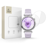 SZKŁO HARTOWANE TECH-PROTECT GLASS FIT+ 2-PACK HUAWEI WATCH GT 6 (41 MM) CLEAR