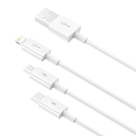 BASEUS KABEL DO LIGHTNING 3.5A DO IPHONE 12 13 14 15 1M SZYBKIE ŁADOWANIE