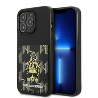 Karl Lagerfeld KLHCP13LCANCNK iPhone 13 Pro / 13 6,1" hardcase czarny/black Karlimals Cardslot