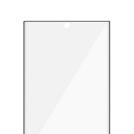 Szkło PanzerGlass E2E Microfracture antybakteryjne na Samsung Galaxy S22 Ultra - z czarną ramką