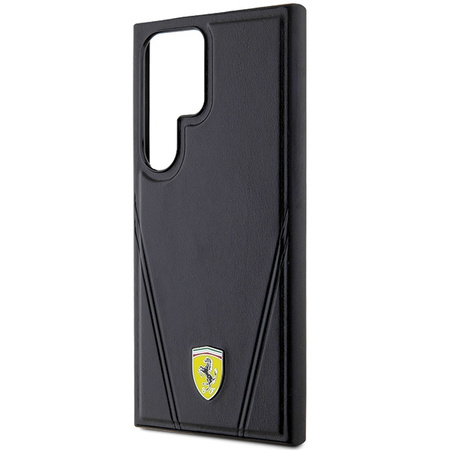 FERRARI HARDCASE HOT STAMP V LINES DO SAMSUNG S24 ULTRA S928 Z DO MAGSAFE