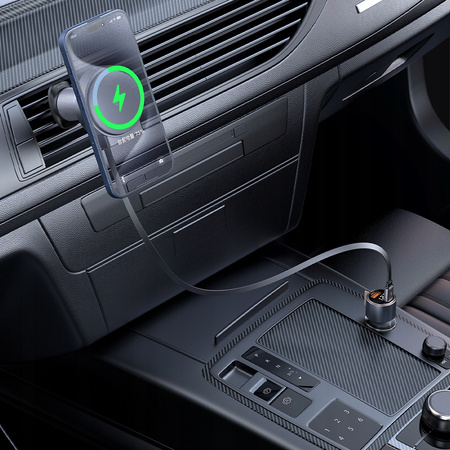 MCDODO CAR PHONE HOLDER INDUCTION CHARGER FOR MAGSAFE QI2