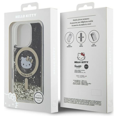HELLO KITTY ETUI MAGNETYCZNE DO IPHONE 16 PRO MAX 6.9 LIQUID GLITTER FEVER
