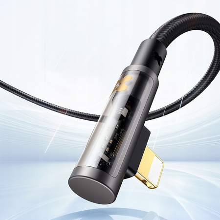 Mcdodo Kabel Prism, do iPhone, USB-C, kątowy,  szybki, 36W, 1.2m