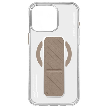 Skinarma etui Axon iPhone 16 Pro 6.3    Magnetic Charging + Grip Stand szampański/champagne