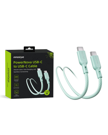 INNOSTYLE KABEL USB-C SZYBKIE ŁADOWANIE DO IPHONE SAMSUNG USB TYP C 60W 2M