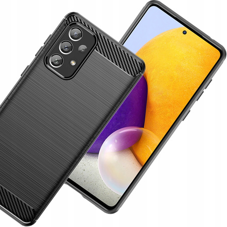 HURTEL CARBON CASE ETUI POKROWIEC DO SAMSUNG GALAXY A73 ELASTYCZNE OCHRONNE