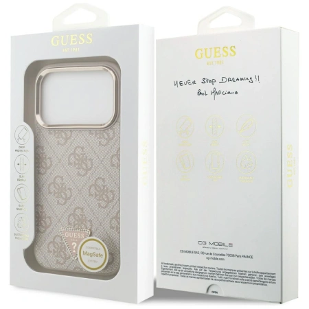 GUESS ETUI 4G TRIANGLE LOGO MAGSAFE DO IPHONE 17 PRO MAX