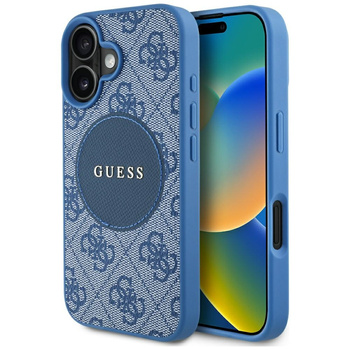 GUESS ETUI 4G CIRCLE CLASSIC LOGO DO IPHONE 16 DO MAGSAFE ZAMKNIĘCIE