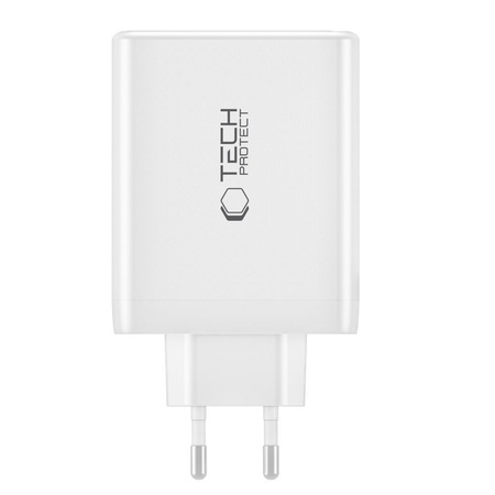 TECH-PROTECT ŁADOWARKA 4-PORT DO TELEFONÓW PD100W QC3.0 Z SYSTEMEM OCHRONY