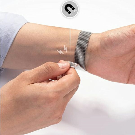 MERCURY PASEK MESH DO APPLE WATCH 38 40 41MM ZAMEK NA MAGNETYCZNEJ ZAWIASIE