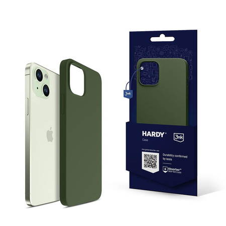 Apple iPhone 15 - 3mk Hardy Silicone MagCase Alpine Green