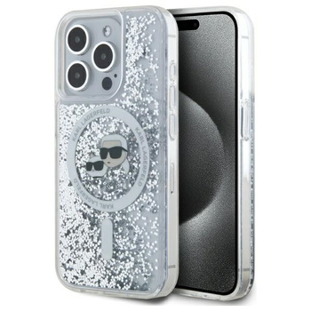 KARL LAGERFELD ETUI LIQUID GLITTER DO IPHONE 15 PRO 6.1 DO MAGSAFE