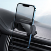 Baseus Steel Cannon Pro solarny automatyczny uchwyt samochodowy na kokpit czarny (SUGP010001)