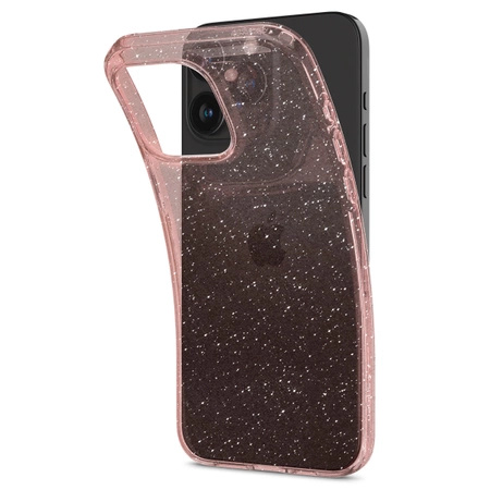 Spigen Liquid Crystal Glitter, rose quartz - iPhone 15 Pro Max