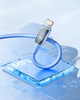 INNOSTYLE JAZZY KABEL USB-C LIGHTNING MFI SZYBKIEGO ŁADOWANIA DO IPHONE KEVLAR 1M NIEBIESKI