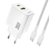 DUDAO ŁADOWARKA A27 MAXC 35W DO TELEFONÓW IPHONE 12 13 14 15 Z KABLEM