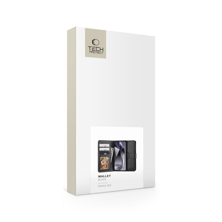 TECH-PROTECT WALLET DO GALAXY S25 ETUI PORTFEL NA TELEFON Z FUNKCJĄ STAND