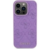 Etui Guess Leather 4G Stamped na iPhone 15 Pro Max - fioletowe