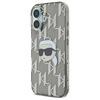 KARL LAGERFELD CASE DO IPHONE 16 6.1 Z KARL HEAD I ELEKTROPLATOWANĄ POWŁOKĄ