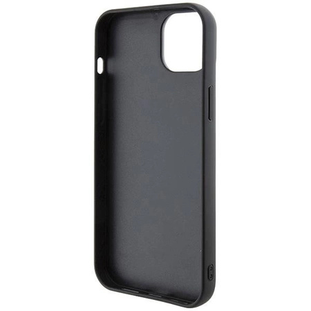 Etui Ferrari Quilted Metal Logo do iPhone 15 Plus - czarne