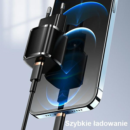 USAMS ŁADOWARKA 20W PD3.0 DO LIGHTNING IPHONE 12 13 14 15 SZYBKIE ŁADOWANIE