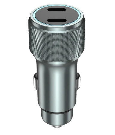 JELLICO ładowarka samochodowa F17 PD 60W 2xUSB-C Czarny