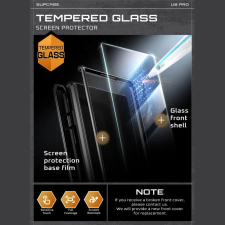 Etui Supcase Unicorn Beetle Pro na Samsung Galaxy Z Fold 7 - czarne