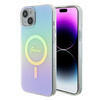 Guess GUHMP15MHITSQ iPhone 15 Plus 6.7" turkusowy/turquoise hardcase IML Iridescent MagSafe