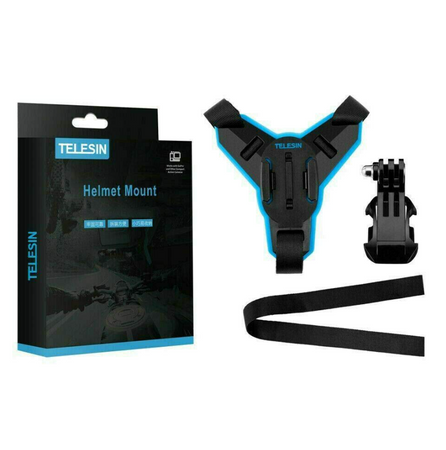 TELESIN MOCOWANIE NA PODBRÓDEK KASKU DO GOPRO HERO 9 10 11 12 SPORTY WODNE