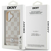DKNY CASE DO IPHONE 16 6.1 Z PASKAMI PRINTED STRIPES I CHECKERED PATTERN