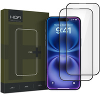 SZKŁO HARTOWANE HOFI GLASS PRO+ 2-PACK IPHONE 16 BLACK