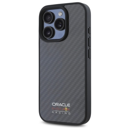 Red Bull RBHMP16L24CFILSK iPhone 16 Pro  6.3 hardcase czarny/black Carbon Fiber Shiny Logo MagSafe