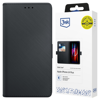 3MK ETUI WALLET CASE DO APPLE IPHONE 14 PLUS Z MAGNETYCZNYM ZAMKNIĘCIEM