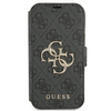 Etui Guess GUBKP13L4GMGGR na iPhone 13 Pro / 13 - szare book 4G Big Metal Logo
