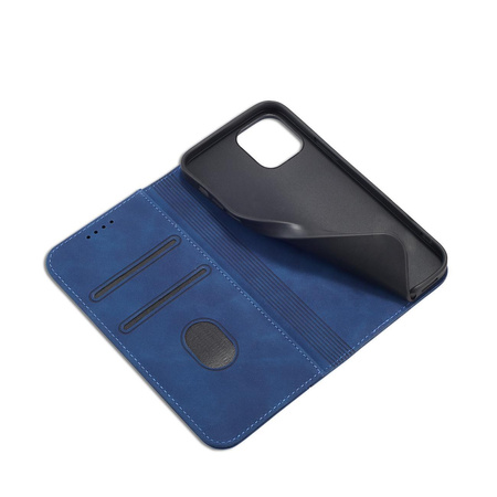 Magnet Fancy Case etui Samsung Galaxy A23 5G pokrowiec z klapką portfel podstawka niebieskie