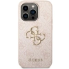Etui Guess 4G Big Metal Logo do iPhone 15 Pro Max - różowe