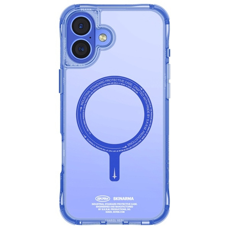 Skinarma etui Saido iPhone 16 Plus 6.7  Magnetic Charging niebieski/blue