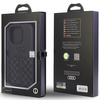 Etui Audi Genuine Leather na iPhone 13 Pro / 13 - czarne AU-TPUPCIP13P-Q8/D1-BK
