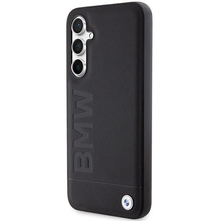Etui BMW Leather Hot Stamp na Samsung Galaxy S23 FE - czarne