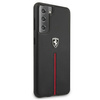 Ferrari FEOSIHCS21SBK S21 G991 czarny/black hardcase Off Track Leather Nylon Stripe