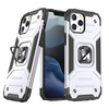 Wozinsky Ring Armor pancerne hybrydowe etui pokrowiec + magnetyczny uchwyt Samsung Galaxy M31s srebrny