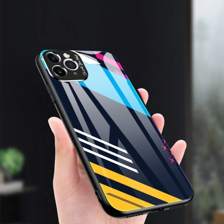 HURTEL COLOR GLASS CASE POKROWIEC DO IPHONE 11 PRO MAX ZE SZKŁA HARTOWANEGO