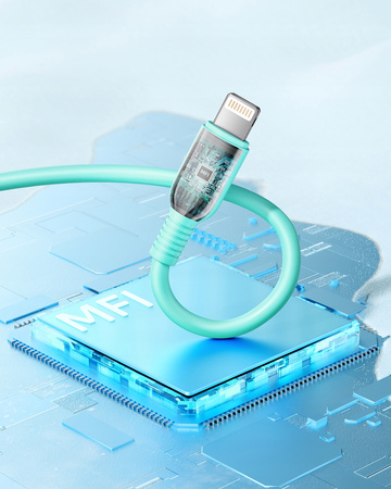 INNOSTYLE JAZZY KABEL USB-C LIGHTNING MFI SZYBKIEGO ŁADOWANIA DO IPHONE KEVLAR 1M ZIELONY