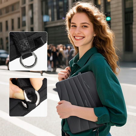 INNOSTYLE TORBA NA LAPTOPA 13 14 WODOODPORNA CARRYLITE ELASTIC STRAP CZARNA